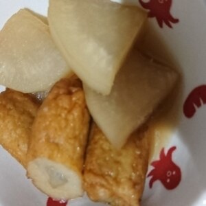 味が染み込んだ大根と牛蒡巻きの煮物♪